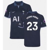 Camisa de time de futebol Tottenham Hotspur Pedro Porro #23 Replicas 2º Equipamento 2023-24 Manga Curta